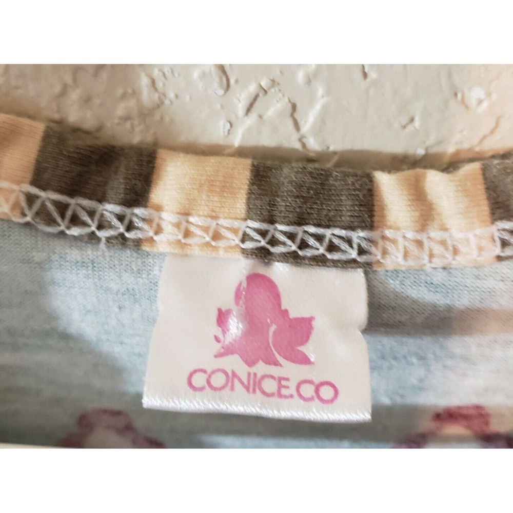 Conice Co 12 Month Girls Ruffled Mixed Media Dress XS - Picture 3 of 9